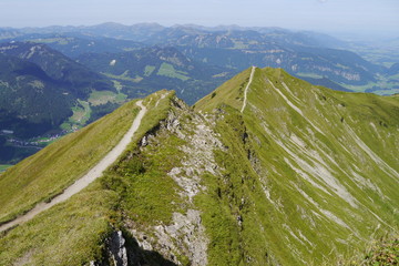 Allgäu Alpen Wanderwege und Berge