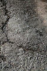 rough texture of dark asphalt