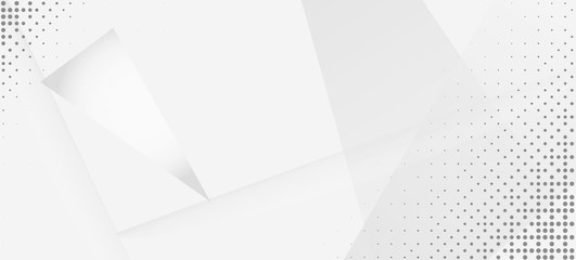 Fototapeta premium Halftone Dynamic Gray Vector Background. Minimal Faded Banner. 