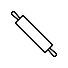 rolling pin icon vector template