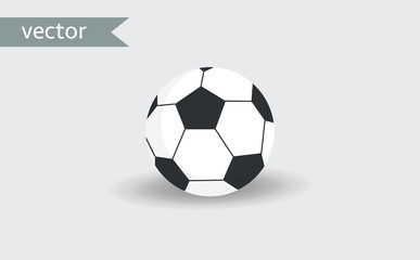 Obraz premium Soccer Ball Football Symbol Icon Vector Design Illustration