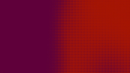Dots halftone red purple color pattern gradient texture with technology digital background. Dots pop art comics style.