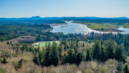 Fototapeta premium Youngs River Oregon Landscape
