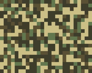 Digital fashionable camouflage pattern, fashion design. Seamless illustration	