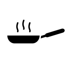 frying pan icon vector 