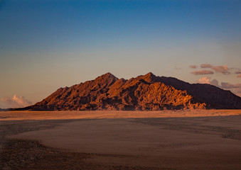 Fototapeta na wymiar Mountains at the namib desert in Namibia