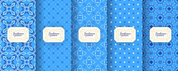 Gordijnen Portuguese azulejo tiles. Encaustic seamless patterns, prints. Oriental, Moroccan, geometric motifs. Suitable for luxury packaging design cosmetics, ceramics, patchwork mosaics Fabric print. © Klepsidra