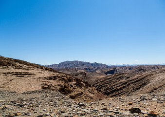 Mountains at the namib desert in Namibia