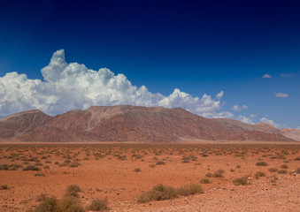 Mountains at the namib desert in Namibia