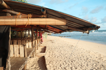 umbrellas klasic on the beach