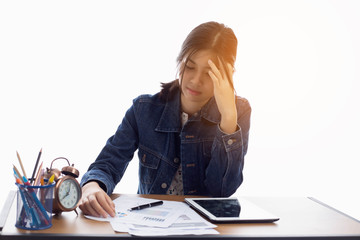 When business demands become too much to handle stock photo