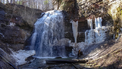 Hamilton is a beautiful Canadian city with forest and waterfalls