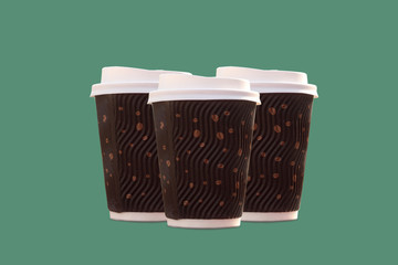 disposable coffee cup with lid