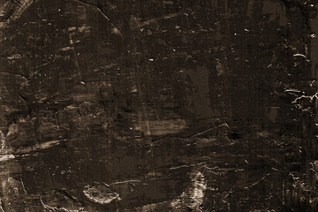 Abstract art background. Acrylic painting. Fragment of the canvas. Brown texture. Modern Art.	
