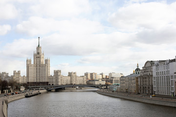Fototapeta na wymiar Beautiful view of the center of Moscow. Journeys. Tourism. Russia.