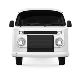 Old Van Isolated