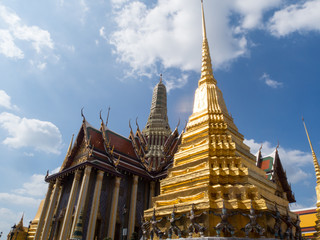 Fototapeta premium Wat Phra Kaew, Temple of the Emerald Buddha,bangkok thailand.