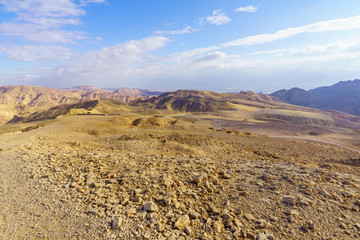 Desert landscape from Mount Yoash, Eilat Mountains