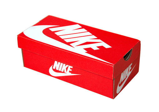 Nike shoes box isolated Stock Photo | Adobe Stock