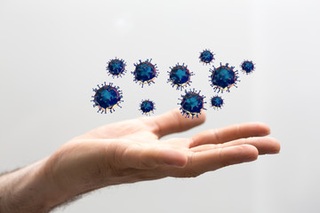 a Concept of 3d virus quarantine.