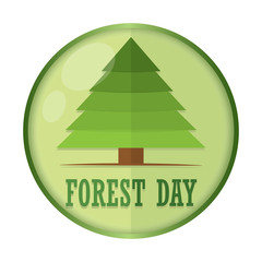 Obraz premium Forest day illustration