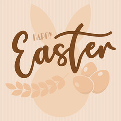 Happy easter card