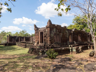 Phanom Rung Historical Park,is Castle Rock old Architecture about a thousand years ago at Buriram...