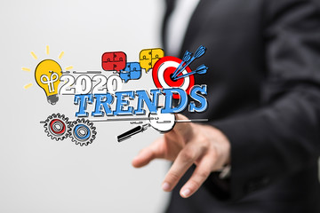 year 2020 business solution concept
