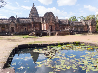 Phanom Rung Historical Park,is Castle Rock old Architecture about a thousand years ago at Buriram...