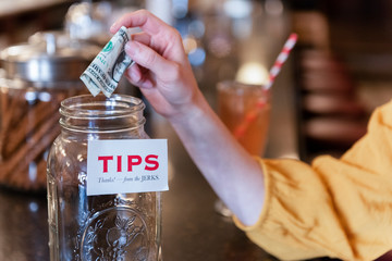 Tip jar