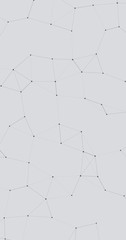 Network Mesh Procedural Art background illustration