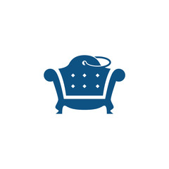 Luxury interior design logotype symbol.