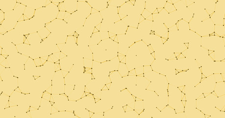 Network Mesh Procedural Art background illustration