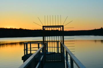 Sonnenuntergang am See