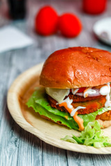 Spice Veg Jumbo Burger
