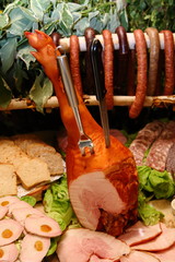  Food on the tables during the party © moniadk