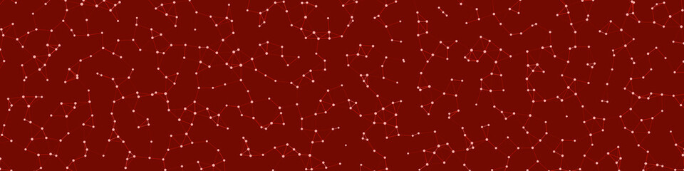 Fototapeta premium Network Mesh Procedural Art background illustration