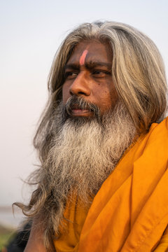 Portrait of an Indian Spiritual Guru