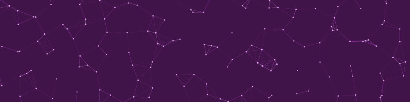 Network Mesh Procedural Art background illustration