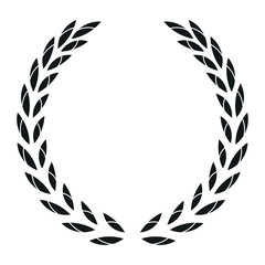 icon laurel wreath, spotrs design - original illustration