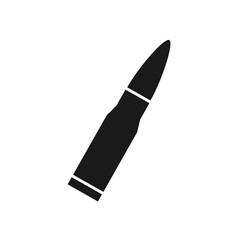 bullet icon in trendy flat design