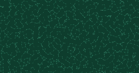 Network Mesh Procedural Art background illustration