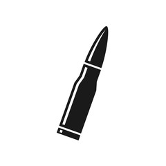 bullet icon in trendy flat design