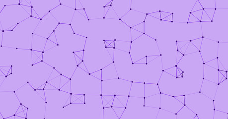 Network Mesh Procedural Art background illustration