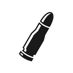 bullet icon in trendy flat design