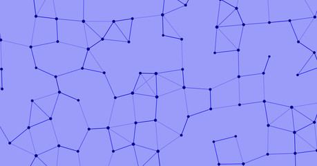 Network Mesh Procedural Art background illustration