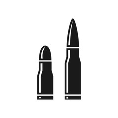 bullet icon in trendy flat design