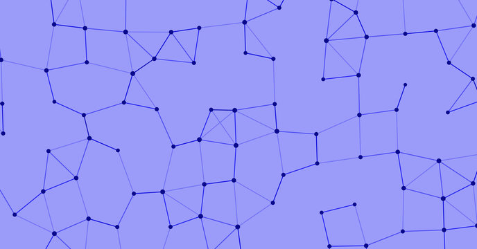 Network Mesh Procedural Art background illustration