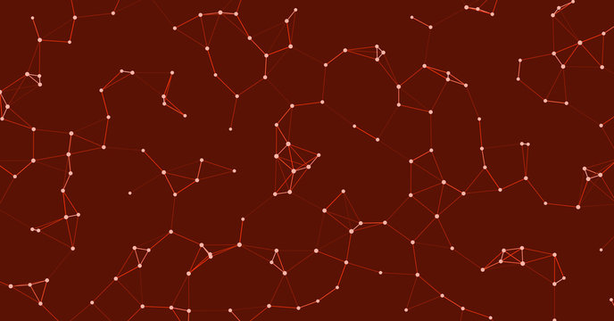 Network Mesh Procedural Art background illustration