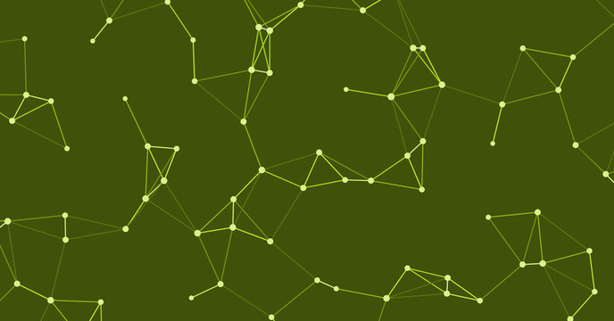 Network Mesh Procedural Art background illustration